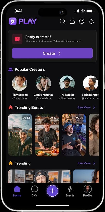Play video app on a phone